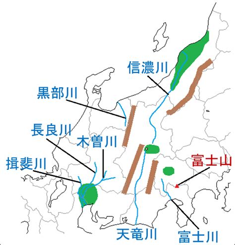 中部地方の地図と特徴（しっかり解説）｜教科の学習