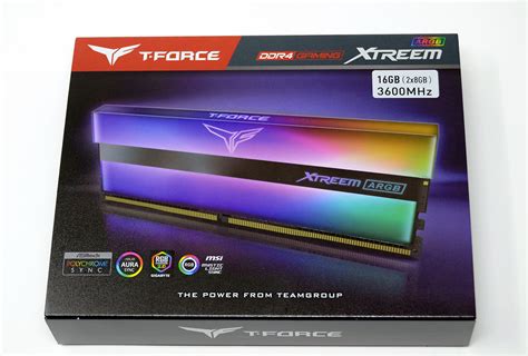 Teamgroup T Force Xtreem Argb Ddr Mhz Cl X Gb Review