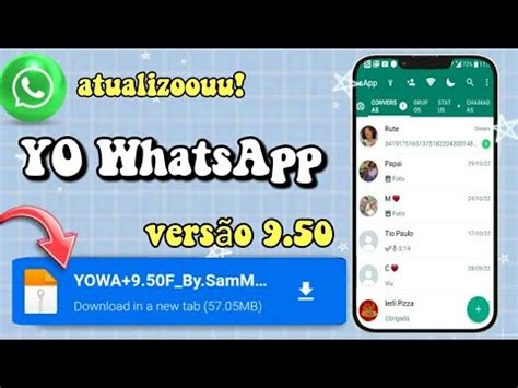 CHEGOU NOVO YOWHATSAPP V 9 50 ATUALIZADO NOVAS FUNÇÕES Como