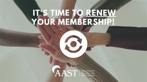 Attention Aast Members Dont Forget To Renew Your Membership For 2023