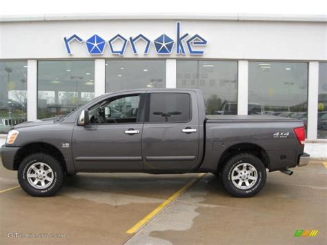 2004 Smoke Gray Nissan Titan LE Crew Cab 4x4 47767140 GTCarLot