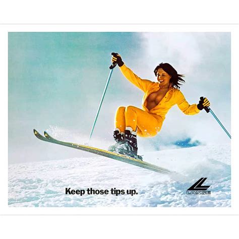 Amazon Lange Girls Classic Ski Poster Tips Up X Inches