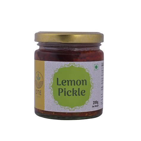 Lemon Pickle 200g - DTE Foods