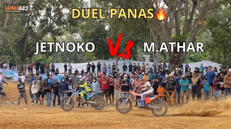 AKSI DUEL HEBOH M ATHAR 23 VS JETNOKO 7PENONTON SAMPE BERSORAK SORAK