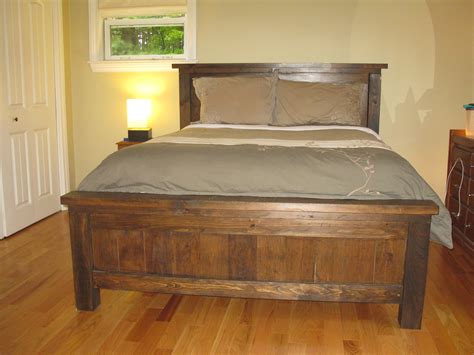 Ana White Queen Farmhouse Bed Diy Projects