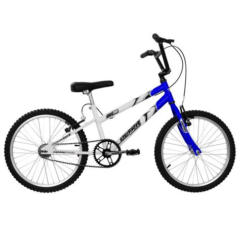 Bicicleta Ultra Bikes Aro 20 Rebaixada Bicolor Branco Azul