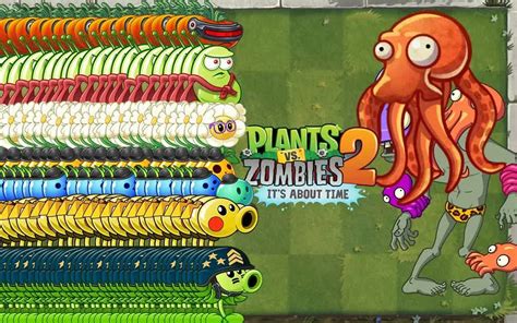 Pvz 2挑战 50个植物最高等级强化vs砖头僵尸等级20