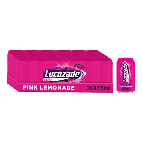 Lucozade Energy Zero Pink Lemonade 330ml We Get Any Stock