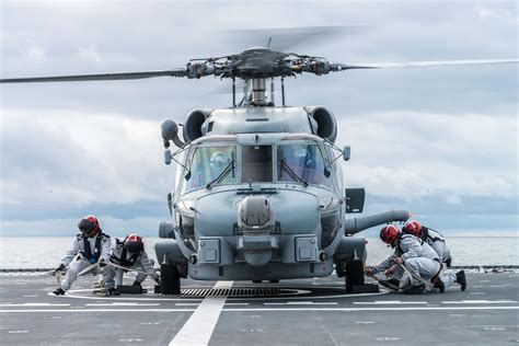 Dynamic Mongoose Military Helicopter Flight Deck Maritime