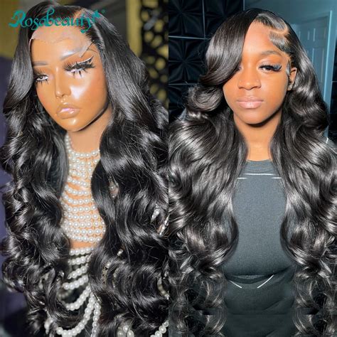 Rosabeauty Hd X Transparent Body Wave Lace Frontal Wigs Inch X