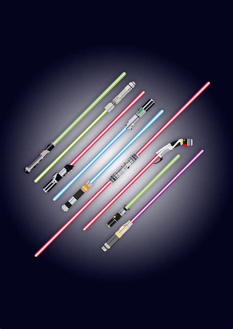 Lightsabers of Star Wars on Behance