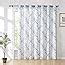 Amazon Fmfunctex Blue White Sliding Door Curtain Inch Branch