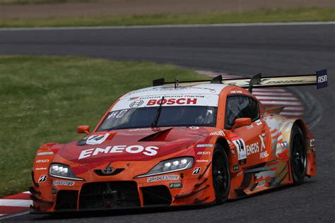 GT500クラス決勝2位はENEOS X PRIME GR Supra大嶋和也福住仁嶺 2024年AUTOBACS SUPER GT