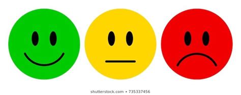 Vector Illustration Of Facial Expressions Smiley Icon Set Emoticons