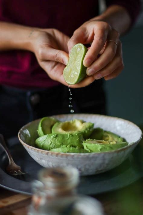 Easy Chunky Guacamole Pick Up Limes