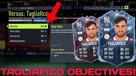 HOW TO COMPLETE TAGLIAFICO OBJECTIVES FAST 86 Rated Versus