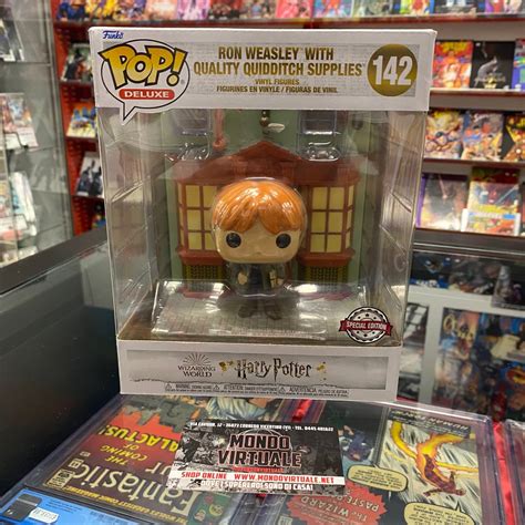 Funko Pop 142 Ron Weasley With Quality Quidditch Supplies Special