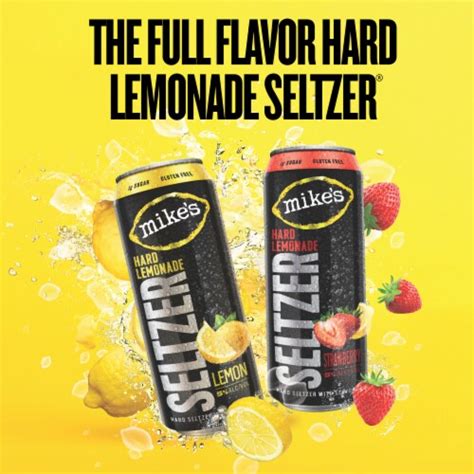 Mike S Hard Lemonade Lemon Seltzer Single Can 23 5 Fl Oz Pick N Save