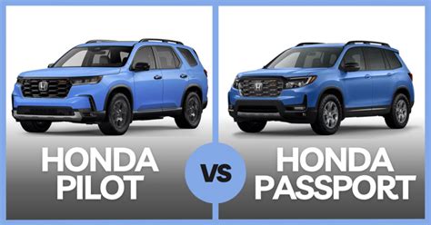 2024 Honda Pilot vs Passport: A Mid-Size SUV Comparison