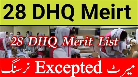 28 Dhq Nursing Expected Merit 2022 23 Last Year Govt Colleges Nursing