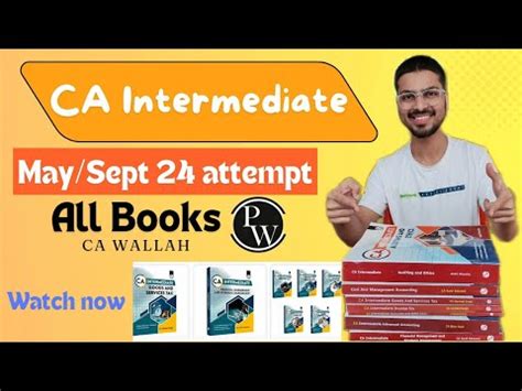 CA Inter PW Books Review For May Sept 24 Attempt Both Group Books