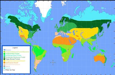 Tundra Biome: World Biomes Map