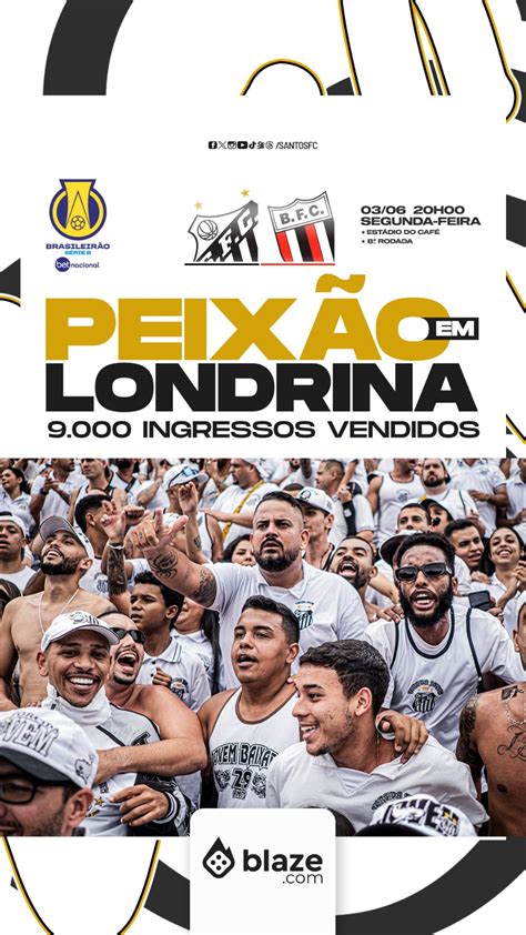 Santos Divulga Parcial De Mil Ingressos Vendidos Para Jogo Diante O