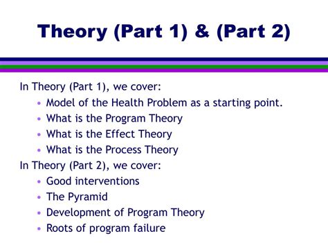 Ppt Program Theory And Logic Models Powerpoint Presentation Free