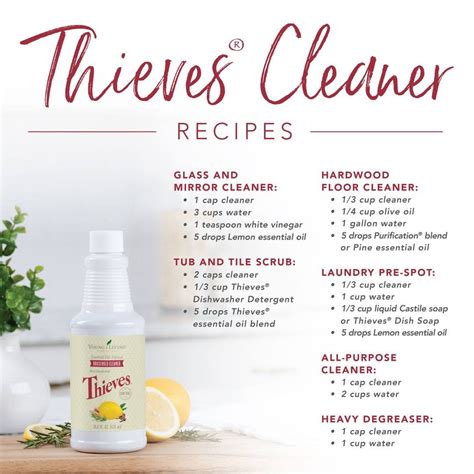 Thieves Cleaner Recipes Home Detox Info Vital 180 Community