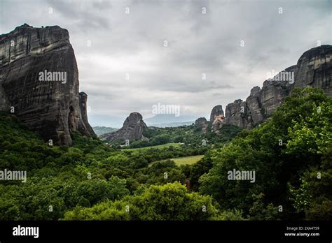 Meteora Monasteries Kalambaka Greece Stock Photo Alamy