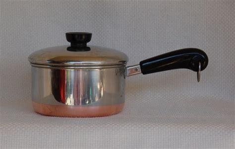 Vintage Revere Ware 1801 Copper Clad Stainless Steel 1 12