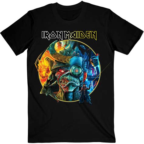 IRON MAIDEN The Future Past Tour 23 Circle Art TSHIRT Unkind