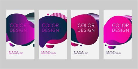 Color background banner vector design template 24246266 Vector Art at ...