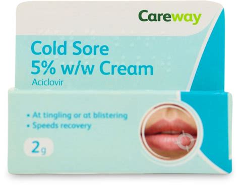 Careway Cold Sore Cream 2g Medino