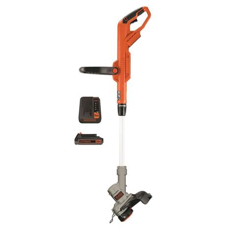 Black Decker Volt Max In Straight Cordless String Trimmer With