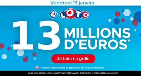 EXCEPTIONNEL Tirage Super LOTO Du Vendredi 13 Janvier 2023 13