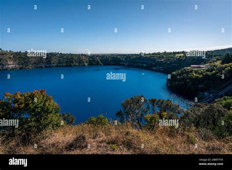 Blue lake, Mt Gambier, Australia Stock Photo - Alamy