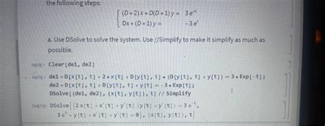 Solved Please Solve With Mathematica Code I Have Attached Chegg