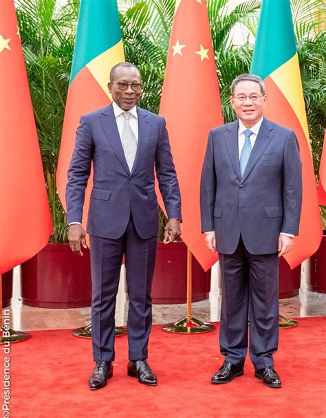 Coop Ration B N Fique Entre Le B Nin Et La Chine Le Pr Sident Patrice