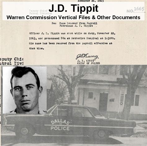 J.D. Tippit Warren Commission Vertical Files & Other D ...