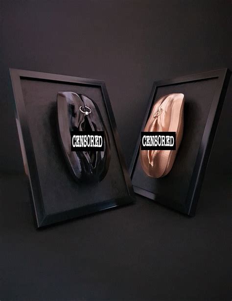 Pierced Vagina D Art Sculpture Erotic Vulva Wall Art Gifts Etsy Hong Kong