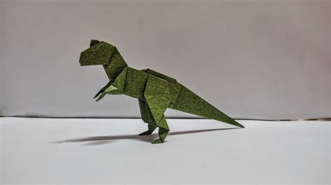 Origami Dinosaur Allosaurus Easy Step By Step YouTube