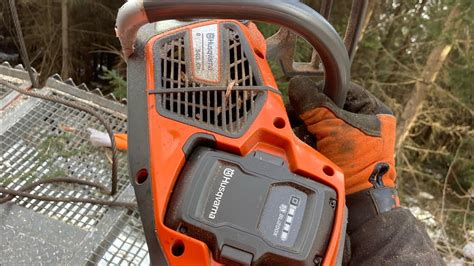 Husqvarna I Xp Mit Der Akkus Ge In St Rkeres Holz Youtube