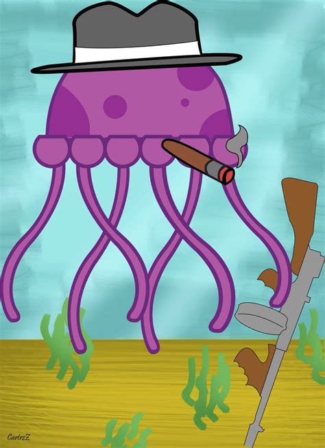 1940s Gangster Jellyfish By Cartrzz On Deviantart