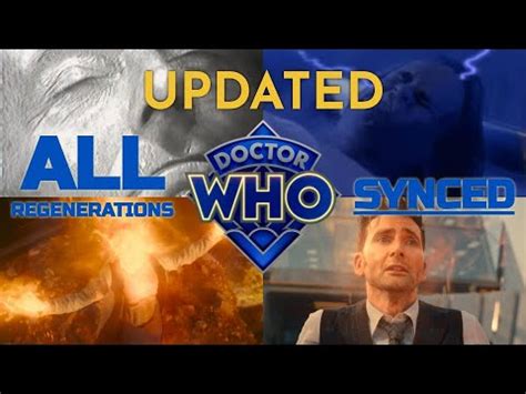 Doctor Who All The Doctor S Main Regenerations Synced 1966 2023