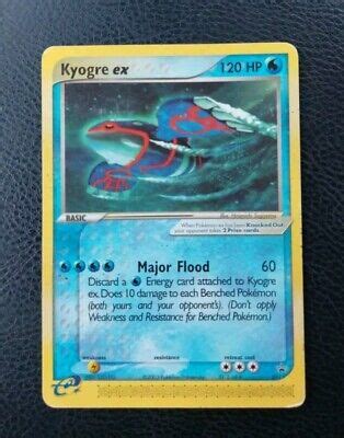 Kyogre Ex 1 Nintendo Black Star Promos 2003 Pokemon Card