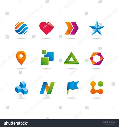 Icons Set Vector - 133206722 : Shutterstock