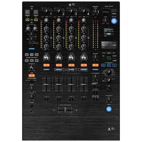 Dj Skins Pioneer Djm Nxs Skin Brushed Black Music Store