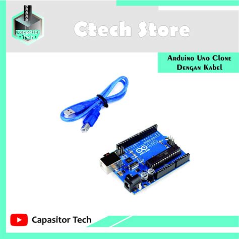 Jual Arduino Uno R3 Clone Arduino Uno Compatible Dengan Kabel Tanpa