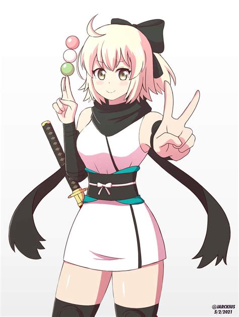 Okita Souji Dango Comm By Jarckius Art On Deviantart